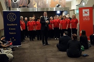 Foyer of QPAC performance 2015
