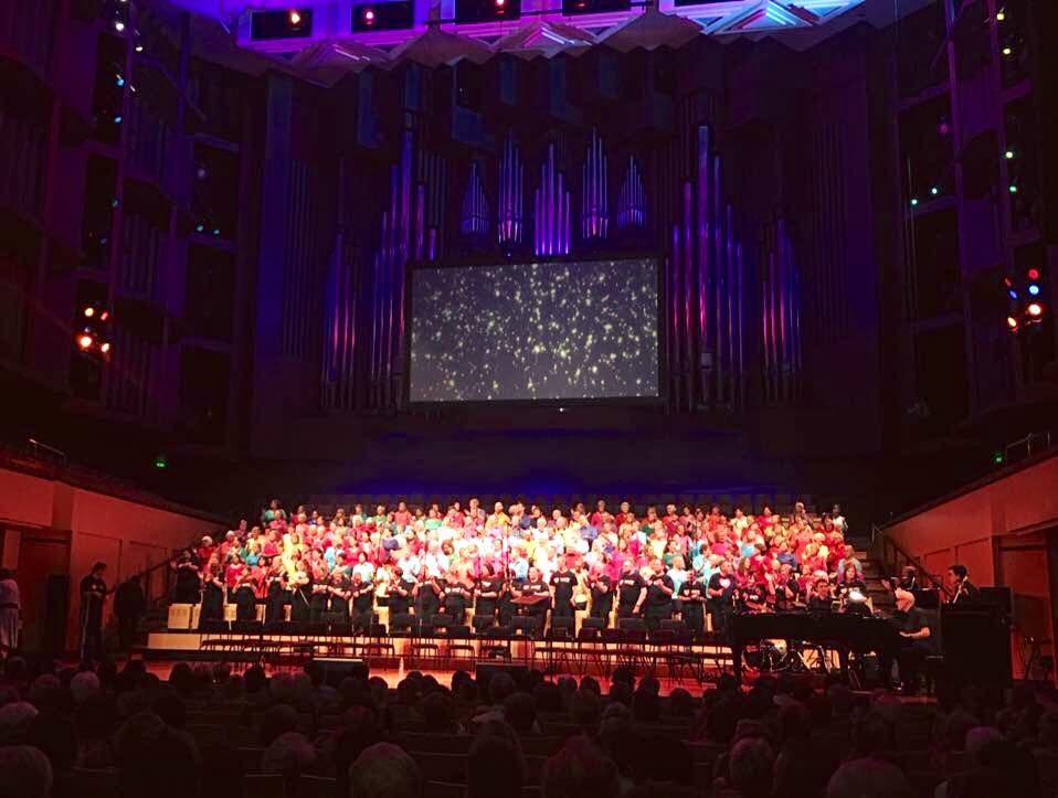 Performing with the Choir of Hard Knocks 2016